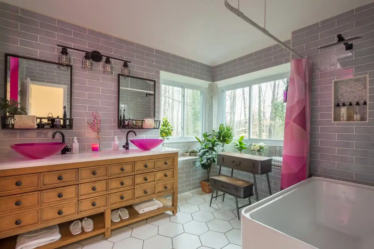 Bathroom renovation after water damage restoration in Webster Groves