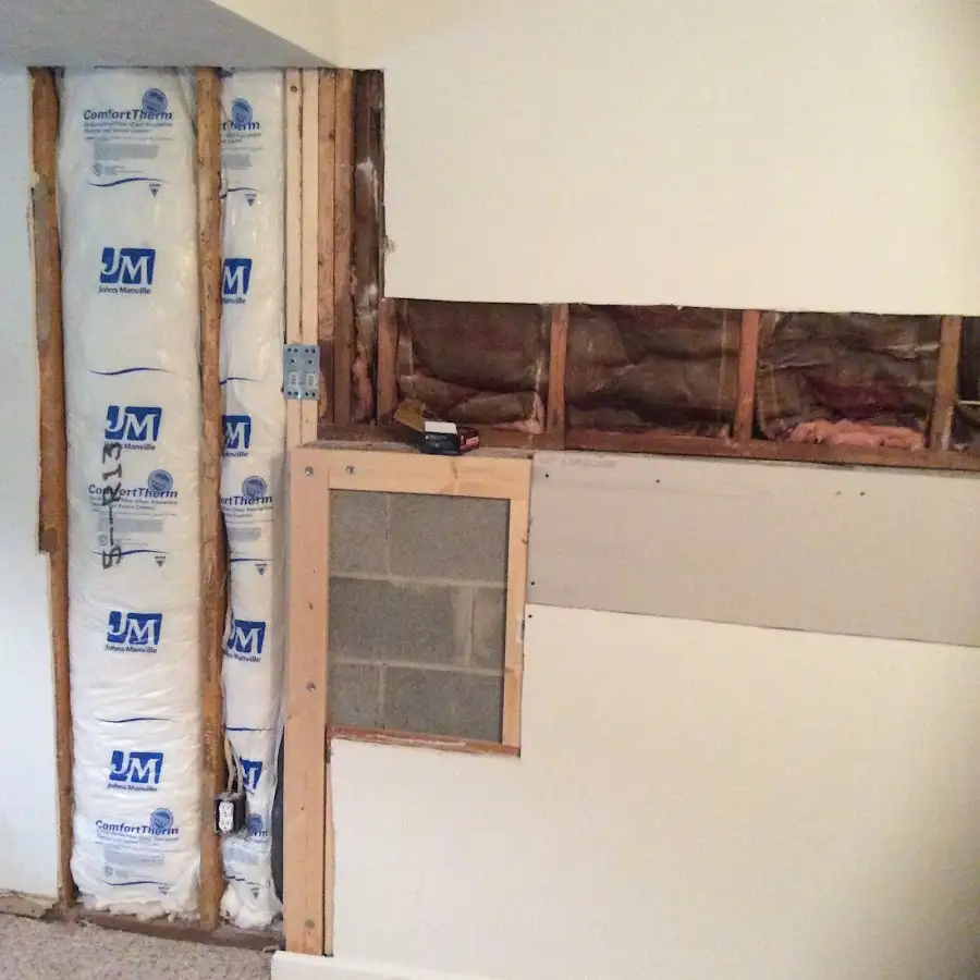Wall insulation replacement during Odor Removal & Deodorization in Webster Groves